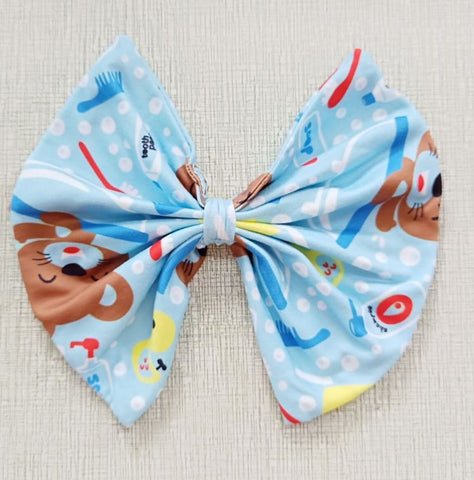 BATH TIME MATCHING Boutique Fabric Hair Bow Clearance