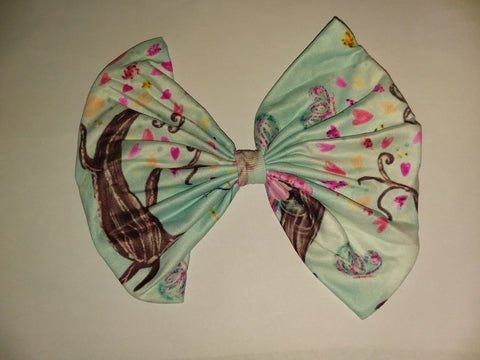 ENCHANTED FOREST OF FAIRIES MATCHING Boutique Fabric Hair Bow Clearance