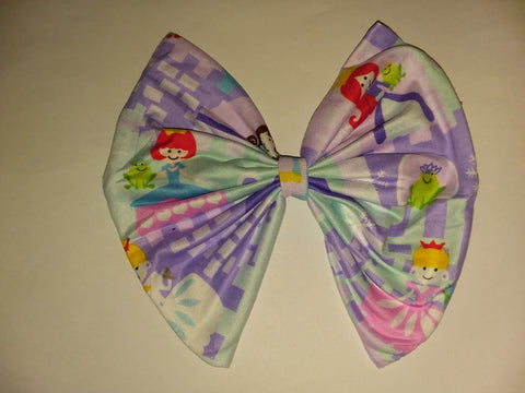 LIL' PRINCESS MATCHING Boutique Fabric Hair Bow Clearance