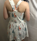 Suspender Fox & Rabbit Holiday Jumper Skirt Dress Clearance xxs xs