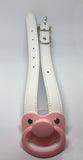 Pacifier Gag ABDL Adult Pink & White