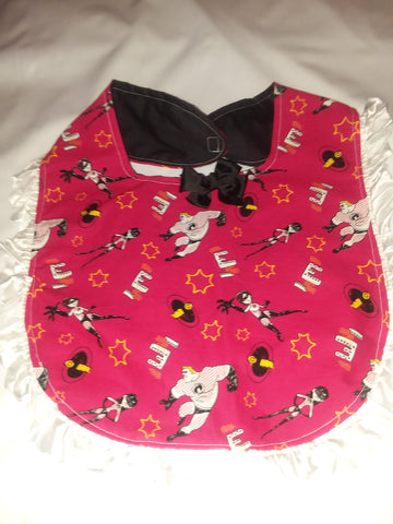 Adult PRINCESS LACE BIB Super Hero Family PB150