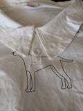 BLUE Dog Matching LONG SLEEVES SHIRT Clearance xs only