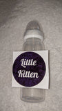 Little Kitten Purple & Black 9OZ BABY BOTTLE WITH ADULT TEAT
