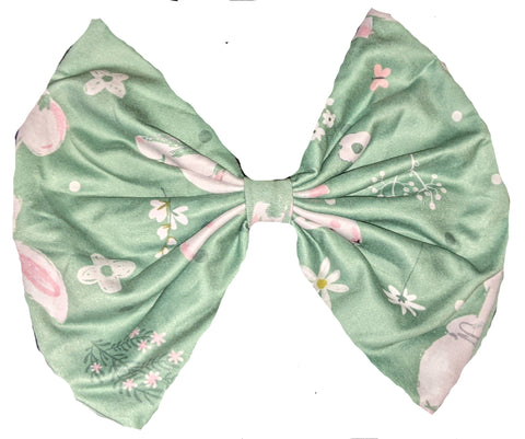 Lil Bunny MATCHING Boutique Fabric Hair Bow