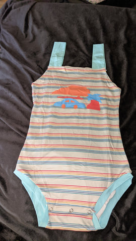 Lil Beach Baby Sunsuit Romper Clearance xxs only