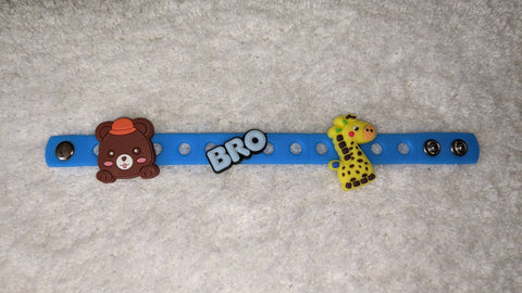 New Bear Silicone Jibbiz Bracelet
