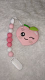 Fruit Silicone Teether Chewing Toy Pacifier Clip