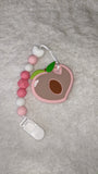 Fruit Silicone Teether Chewing Toy Pacifier Clip