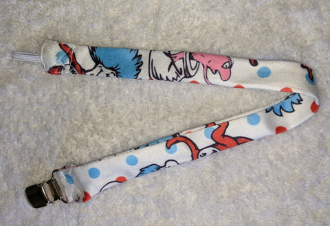Thing Cartoon Matching Fabric Pacifier Clips  Clearance