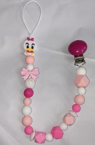Duck SILICONE TEETHER CHEWING PACIFIER CLIP XLarge
