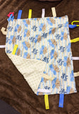 Baby Boy Cuddle Sensory Security Blanket Toys