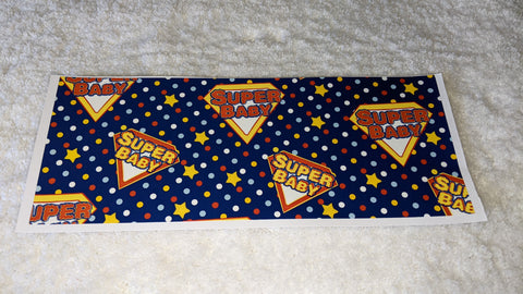 Vinyl Landing Strips Adult Diaper Sticker SUPER BABY