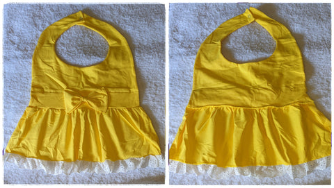 Adult Golden Beauty PRINCESS LACE BIB Clearance
