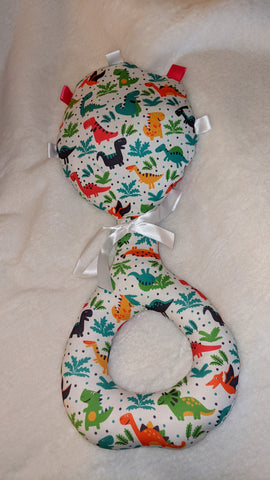 Dinosaur Large Fabric Rattle