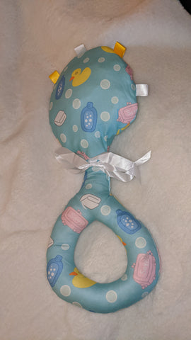 Ducky Bath Time Large Fabric Rattle Print DESIGNED BY @LITTLEPASTELALIEN