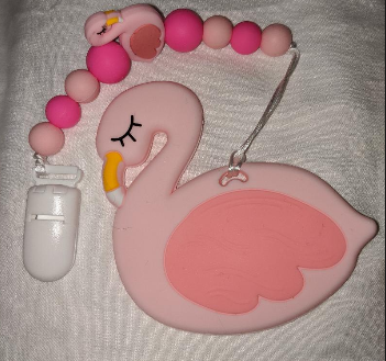Flamingo teether cheap