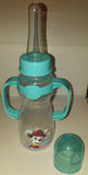 Dog Paw 9oz Baby Bottle with  ADULT Teat & handles