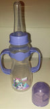 Dog Paw 9oz Baby Bottle with  ADULT Teat & handles