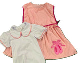 Clearance CORDUROY Pink Ballerina Apron Style Jumper Matching Dress xxs xs xl