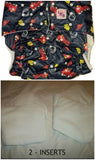 Fire Truck Pocket DIAPER Clearance