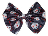 Goth Kitty Boutique Fabric large Hair Bow