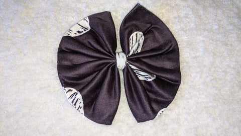 Hearts Boutique Fabric Hair Bow