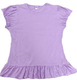 Lil Baby Doll Lavender Puffy Short Sleeve Round Neck T-Shirt Clearance xs only LAST ONE
