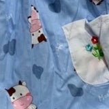 Lil Moo Moo Embroidered Baby Doll Dress