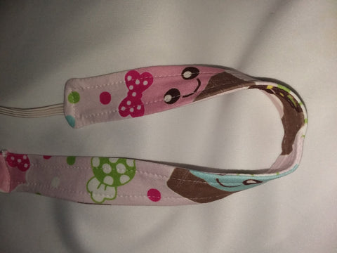 LIL' SWEETS Matching Fabric Pacifier Clips