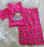 Pajamas Set DISCONTINUED Monkey Cotton pajama Shirt Small LAST ONE