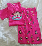 Pajamas Set DISCONTINUED Monkey Cotton pajama Shirt Small LAST ONE