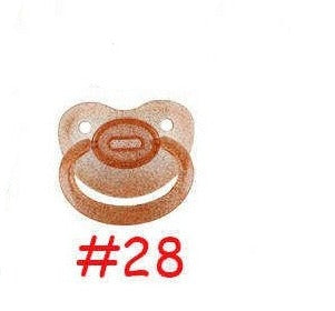 Red Sparkle New Large Sparkle Color Adult Pacifier
