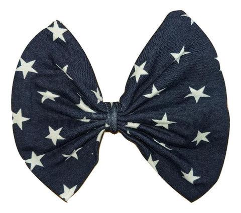 TWINKLE LITTLE STAR MATCHING Boutique Fabric Hair Bow Clearance