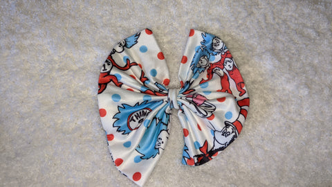 Thing 1 2 Boutique Fabric Hair Bow