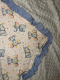 ROYAL ELEPHANT Snuggle Blanket Very Soft Size Medium