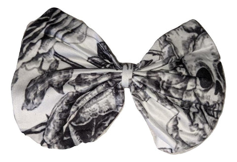 Goth Roses MATCHING Boutique Fabric Hair Bow