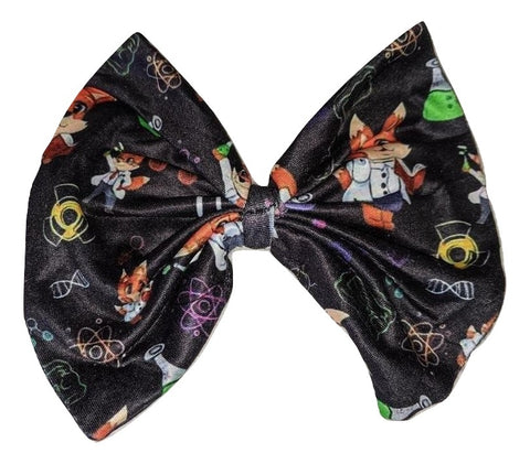 Professor Fox MATCHING Boutique Fabric Hair Bow clearance