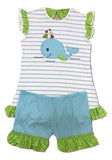 DISCONTINUED Whale Matching Shorts Clearance xxs only