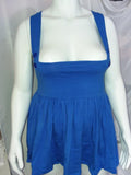 SUSPENDER DISCONTINUED Blue Jumper Skirt Dress Clearance xxs only