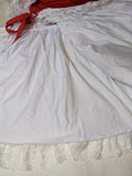 Strawberry Apron Style Jumper Matching Dress Clearance XXS Only