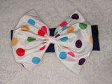 Polka-dot MATCHING Boutique Fabric Hairband Headband