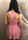 Suspender Light Pink Jumper Skirt Dress Clearance xxs only
