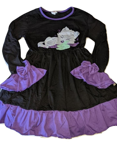 * Long Sleeve TINY TERRORS Lil Wolfy Shirt Dress Clearance xxs xs only