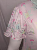Flower Faeries ONESIE WITH PETER PAN STYLE COLLAR  Clearance xxs only LAST ONE