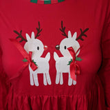 Lil Reindeer Christmas Matching Shirt Dress