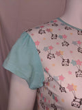 DISCONTINUED SHORT SLEEVE Lil Panda NIGHT GOWN PAJAMAS Clearance Size XXS Only
