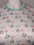 DISCONTINUED SHORT SLEEVE Lil Panda NIGHT GOWN PAJAMAS Clearance Size XXS Only