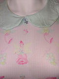 Flower Faeries ONESIE WITH PETER PAN STYLE COLLAR  Clearance xxs only LAST ONE