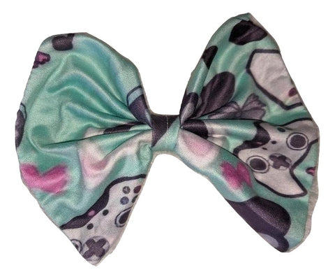 Video Game MATCHING Boutique Fabric Hair Bow